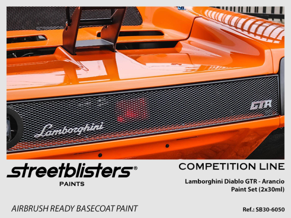 SB30-6050  Lamborghini Diablo TR Arancio-2x30ml STREETBLISTERS